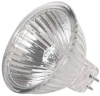 Anyray (10-Pack) JCDR 120 Volts 50 Watts BI-PIN Clear Wide Beam Long Life 120V 50W GU5.3