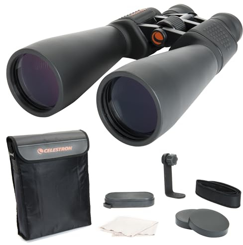 Celestron SkyMaster 15-35x70 Zoom Binoculars – Powerful Long-Range Binoculars for Astronomy & Outdoor Use – High Magnification up to 35x – Includes Tripod Adapter & Case
