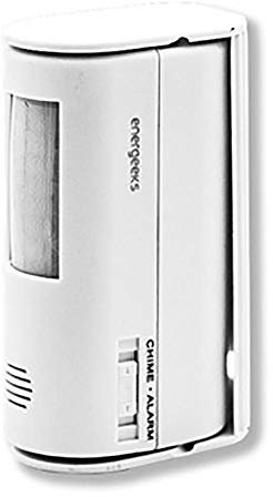 Energeeks - Mini Alarma con Timbre - Detección de Movimiento - Ideal para Comercios - Protección Adicional - Seguridad Autónoma - Fácil Instalación - Sin Necesidad de App ni Conexión a Internet