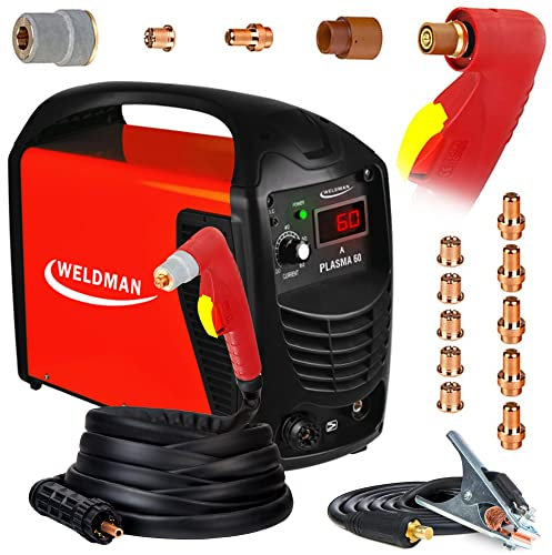 ALLWELD WELDMAN PLASMA 60 Plasmaschneider 400V 20-60A Cutting bis 25mm Schneidleistung, Set zum Auswählen:Premium