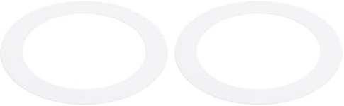 PATIKIL Metal Tonto Adorno Anillo 4.72 OD 2.99 ID Circular Techo Luz Empotrable Cubierta para Lata Foco Blanco