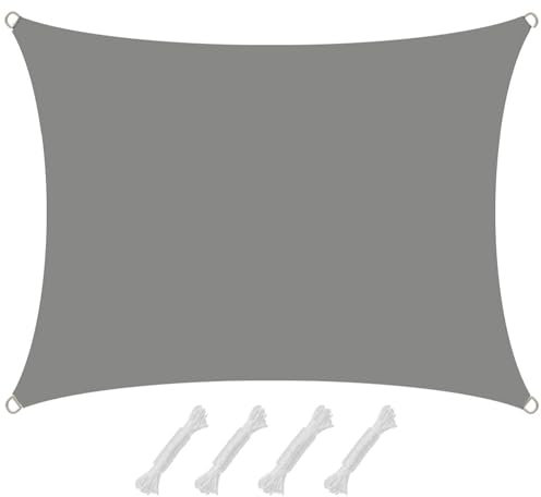 AMANKA 98% UV ProtectionCanopy - 1.5x2m Waterproof SunShade Sail - Patio Sail for Hot Tub Privacy, Garden Shade for Kids