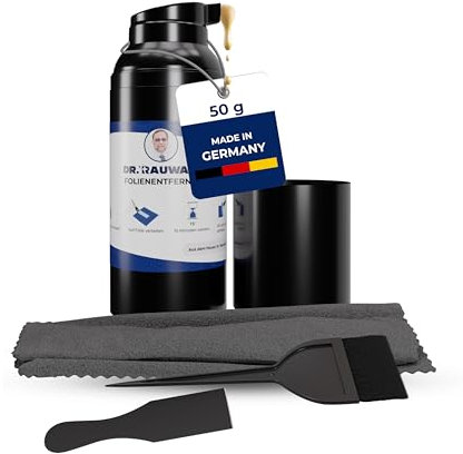 Dr. Rauwald Folienentferner-Set [4-teilig] – Schnelle Entfernung von Folien, Aufklebern & Kleberesten – Für Auto, Fahrzeugbeschriftungen, Tönungsfolien & Stickerreste – Made in Germany