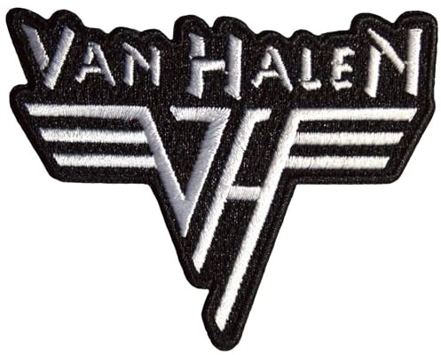 Van Halen - Stryklapp, Svart/vit, one size