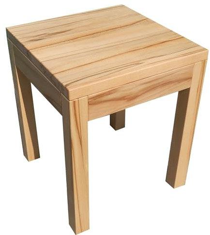 1 Tisch Kernbuche massiv 30x30x50cm hoch. Holztisch. Sonderanfertigungen.