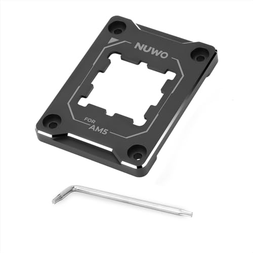 FRCPUAM5 Staffa di Fissaggio per CPU AM5, Supporto Secure Frame Anti-Piegatura per CPU AM5, Telaio di Contatto, Nero