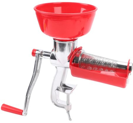 Ausla Filador de Tomate Manual, Molino de Alimentos de Aleación de Aluminio, Fabricante de para Verduras, Frutas y Jengibre, con 8 Accesorios