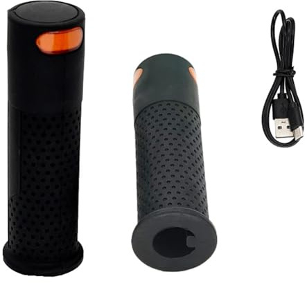 Kueohse Impugnatura per Scooter Elettrico, Indicatore di Direzione, Luce di Svolta, Comando a Radiofrequenza, Indicatore di Direzione per Accessori di Monopattino Elettrico, Scanalature