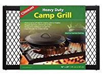 Coghlans Heavy Duty Camp Grill, Steel Frame w/Iron Mesh, Black