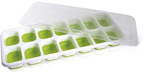 Vin Bouquet Hielos Cuadrados Stampo per Ghiaccio in Silicone, Bianco, 4 cm