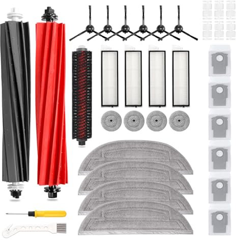33 Pcs S8 Max/Max V Ultra Replacement Accessories Compatible with Roborock