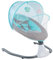 WooDerson Babywippe Elektrisch, Elektrische Babyschaukel Wiege mit Musik und mp3-Player für Babys bis zu 18 kg, 1-12Monate mit Fernbedienung, Bluetooth (Blau)