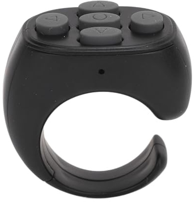 Fafeims Controllo Remoto Intelligente per Registrazione Video della Fotocamera per Tablet Telefono IOS, Scelta Pratica per Ogni Occasione (BLACK)