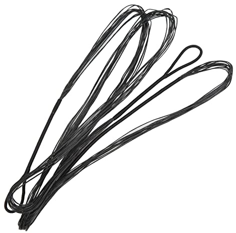 TIKATARER 12-tråds Bågskyttebågsträng, Liten Lätt Bärbar Bågsträng, Ersättningsflygsträngar med Flygsträngar, Idealisk för Recurve Bow American Hunting Bow