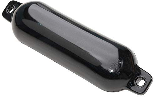 Taylor Made Products 71028 Hull Gard Inflatable Vinyl Boat Fender, 8.5 x 27 inch, Black