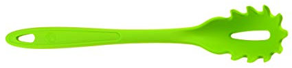 Kochblume Pastalöffel | Premium-Silikon & BPA frei| Hitzebeständig | Spülmaschinenfest | 30cm | Farbe: limette