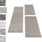 Carpettex Teppich Alfombras Juego de Pelo Corto Alfombra Dormitorio de 3 Partes, Color:Beige, Juego de Cama:2 Piezas 60x100 + 1 Pieza 80x150