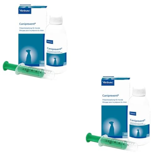 Virbac Caniprevent Präputialspülung | Doppelpack | 2 x 100 ml | Zur Reinigung der Vorhaut bei Rüden | Kann abgestoßene Zellen und Schmutz entfernen | Einfache Anwendung