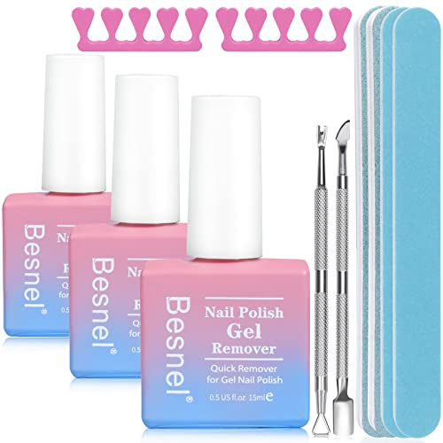 Gel Nail Polish Remover 3 Pack Professional Gel Polish Remover