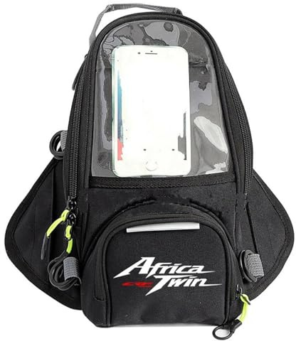UPIKIT Borsa Serbatoio Carburante Moto per H&Onda CRF1100L CRF 1100 L Africa Twin Adventure Touchable Navigation Magnet Bag Dust Bag(Nero 2)