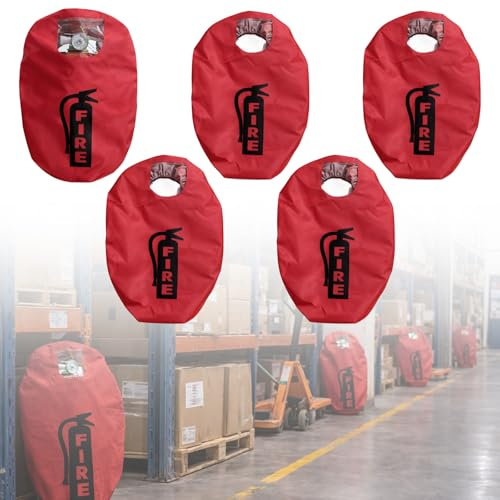 Housse d'extincteur – Manchon de Protection Robuste Contre Les éraflures et Les Rayures, 2,3 kg, 5 pièces (5)