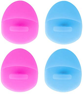 4 Stücke Silikon Gesicht Pinsel Pinsel Pads Nicht-griff Sanfte Für Haut Reinigung Pad