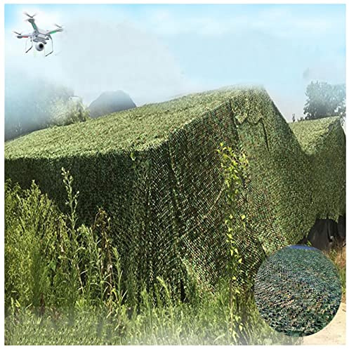 ZXCVBNAS Camouflage Mesh, Military Shade Mesh, Shade Fence Mesh, Waterproof, Tear-Resistant, Quick-Drying, for Hunting, Shooting, Duck Blind,Party Decoration, Camping,4 * 10m(13.12 * 32.81ft)
