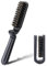 Mozeat Lens Brosse à cheveux pliable en poils de sanglier, brosse à cheveux de poche pliable avec poils naturels, brosse à cheveux antistatique, mini brosse à barbe, outil de coiffure portable pour