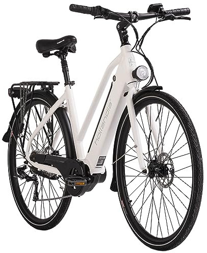 Adore Alu E-Citybike Damen Hollandia Mantova 28'' E-Bike weiß 250 Watt Li-Ion 36V/10,4 Ah 7 Gänge