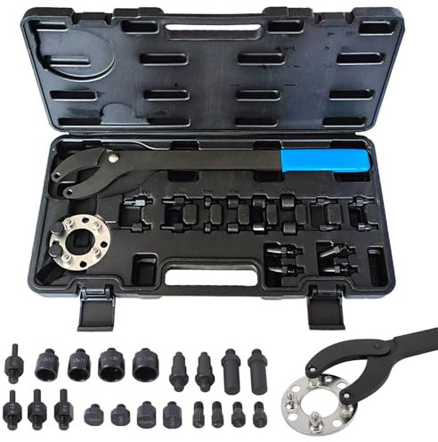 JAOGAUS Zahnriemen Werkzeug kompatibel mit VW VAG, Nockenwellen Riemenscheiben Haltewerkzeug, Motor Einstellwerkzeug, OEM T10172A(T10172), T10554