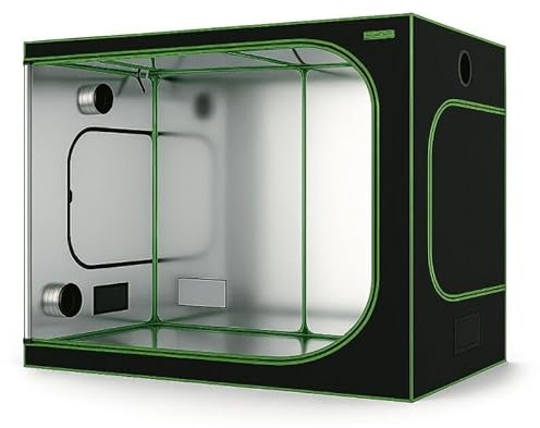 Weedness Grow Box per allevamento da interni, 300 x 300 x 220 cm, tenda da allevamento, tenda da coltivazione, casa
