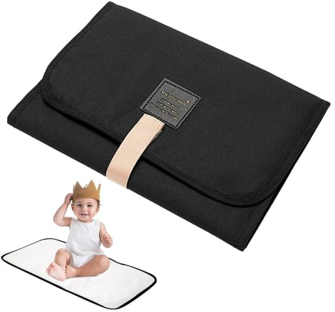 Tapis A Langer De Voyage Bebe - Baby Matelas À Langer Portable, Pliable Matelas A Langer De Voyage, Matelas À Langer Imperméable Et Antitache, Leger & Compact, Pour Maison Extérieur Voyage
