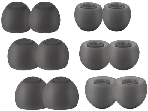 Chofit Lot de 6 paires d'embouts de rechange en silicone souple pour écouteurs Sony WF-C510