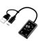 Scheda audio esterna USB 2.0 Tipo C Stereo Microfono Adattatore Convertitore Professionale per MacBook Laptop Headset PC Altoparlante