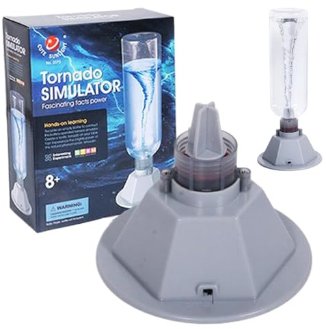 Tornado Maker Science Kit Juguete Tornado Que Funciona con Pilas, recicla una Botella vacía para Construir un Fabricante para niños y niñas a Partir de 8 años Juguetes para niños