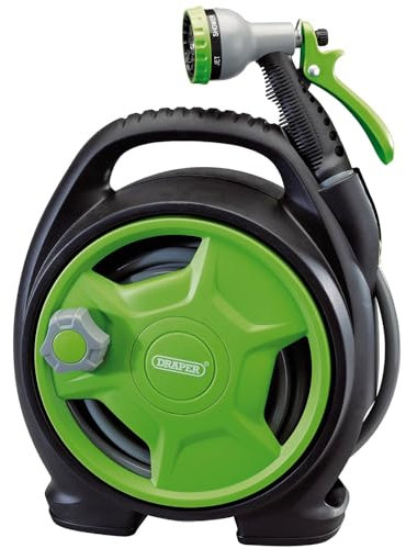 Draper 25002 - Set di Mini avvolgitubo, Multicolore, 10 m