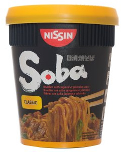NISSIN Cup Noodles Soba Wok Style Classic Flavoured Instant Noodles, 90 g Pot