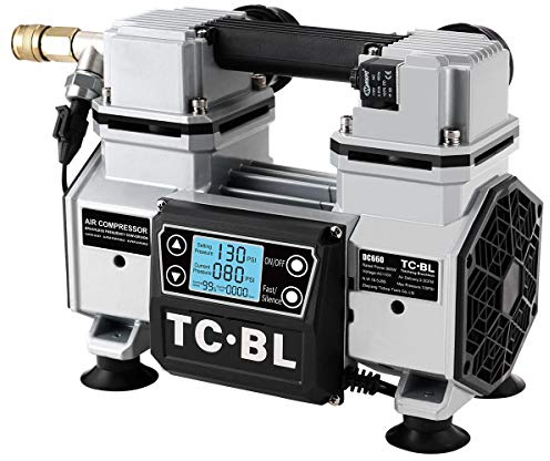 TC·BL Portable Air Compressor 110V,Ultra Quiet Air Compressor Oil Free and Lightweight Small Air Pump