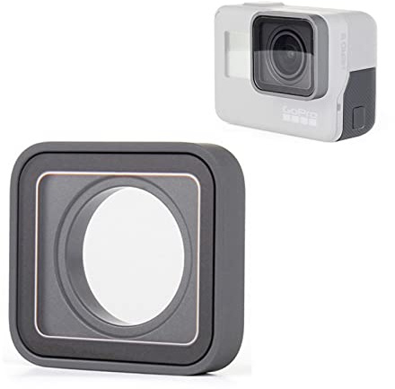 NMD&LR Kameraersättningsobjektivskydd för GoPro HERO 5 6 7, repfria linser reparationsdelar kameratillbehör kompatibel för Gopro Hero 5 Hero 6 Hero 7 svart