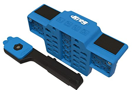 Kreg KHI-CDIJ Cabinet Door Mounting Jig - for Frameless or Face-Frame Cabinets - Easily Adjustable Cabinet Jig - for Attaching Hinges for Cabinet Doors