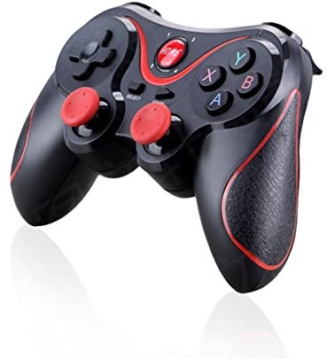 Cuifati X3 Wireless Gaming Controller für Android für Handy TV Computer CP VR, Dual Vibration Wired BT Game Remote Gamepad Joystick mit Eingebautem 400mAh