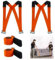 INEEDU Lifting Straps for 2 Movers Moving Straps Comfortable Shoulder Heavy Object Moving System for Furniture Appliance Mattress, 800 Pounds, 2'' Width x 9'10'' Length