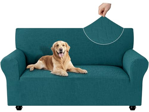 Ystyle Universale Copridivano 2 Posti con Braccioli, Verde Scuro | Copridivani Elastici, Copridivano Antigraffio Gatto Lavabile, Stretch Sofa Cover Antimacchia, Copertura Divano Antiscivolo
