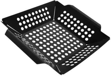 Toddmomy Panier à Griller Multifonction Accessoire De Barbecue Antiadhésif pour Grillades Plein Air Et Camping Compatible
