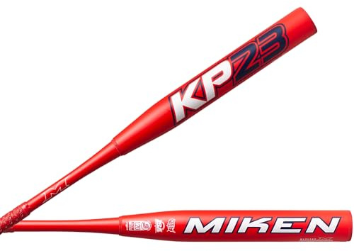 Miken | 2025 | KP23 Slowpitch Softball Bat | USSSA | 12.5 Shaft | Maxload | 2 Piece | 26oz