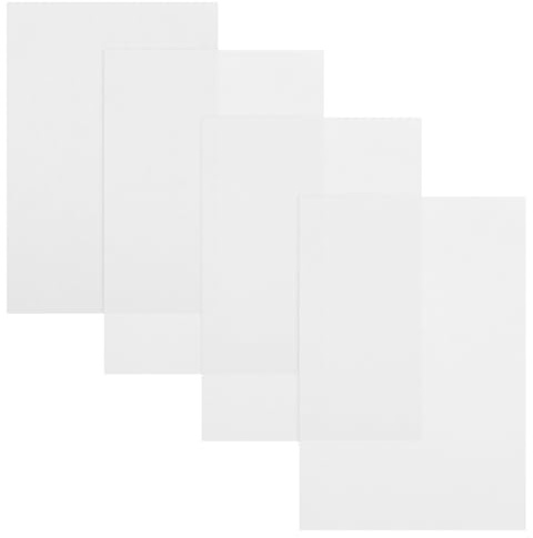 TOPBATHY Lot de 4 Cartes de Nettoyage pour Lecteur de Chèques et Cartes à Puce, Élimination Poussière et Traces de Gras, Compatibles Scanners de Chèques, Usage Professionnel en Banque