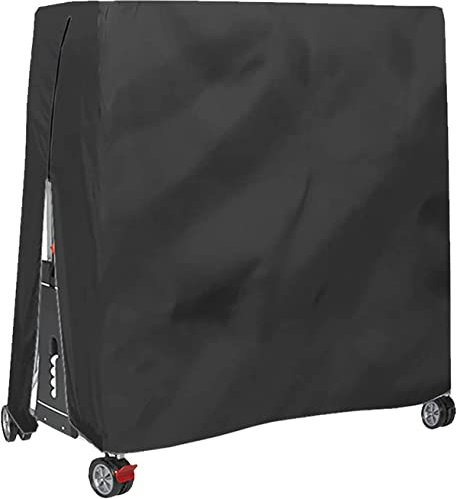 Schutzhülle für Tischtennisplatte, wasserdicht, Winddicht, UV-beständig, robust, Oxford-Gewebe, Tischtennisplatte mit Schiebeverschluss und verstellbarem Band, 165 x 70 x 185 cm