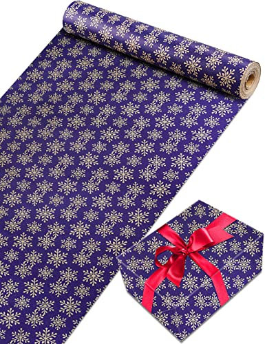 Geschenkpapier Weihnachten Rolle 44 cm x 30M, Toypopor 13 Stile Recycling weihnachtsgeschenkpapier,100gsm weihnachtspapier für Verpackung Post Pakete