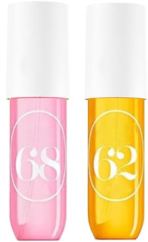 TKGEOUE Parfum Damen, Women's Bodyspray, Body Splash für Frauen, Lang Anhaltender Duftspray, Haar und Körperduftnebel, Bodyspray, Feuchtigkeitsspendende Befeuchtet die Haut, Nr. 62, Nr. 68