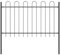 vidaXL Grey Metal Garden Fence Set/Durable Outdoor Panels 5.1m Length Rectangular Design/Weather-Resistant with Easy Assembly